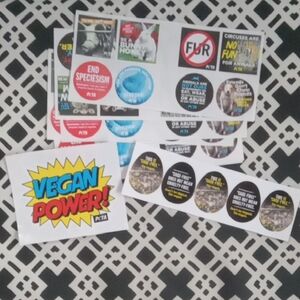 Free Vegan Power Sticker Huge Set